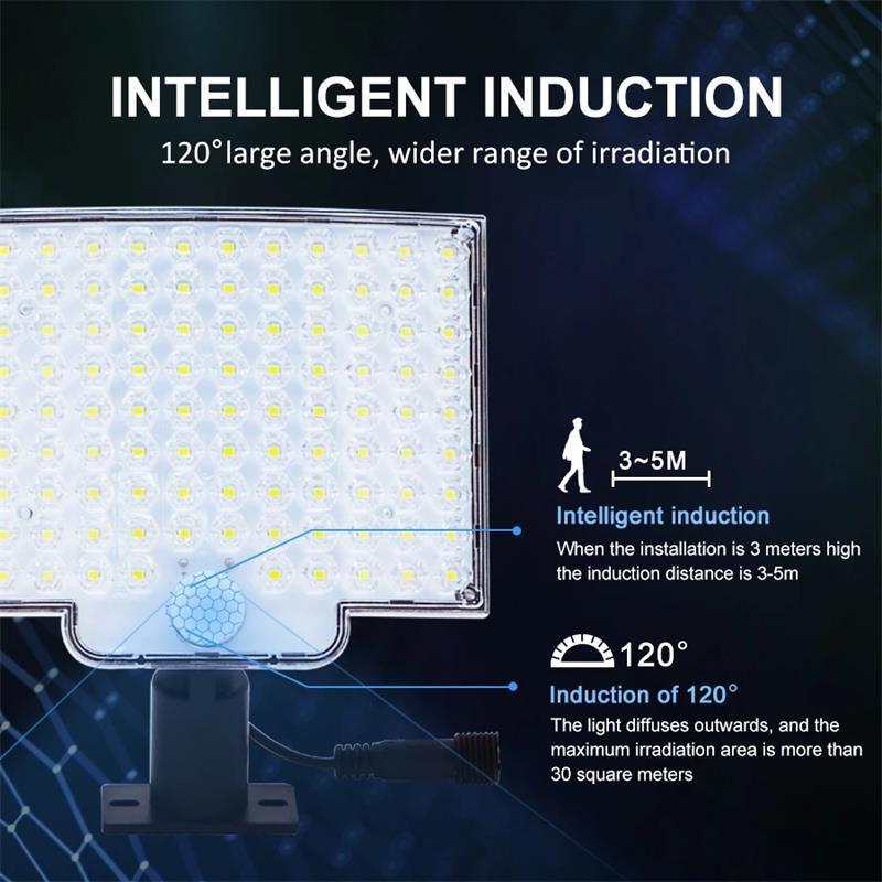 106LED Lawn Solar Wall Lamp
