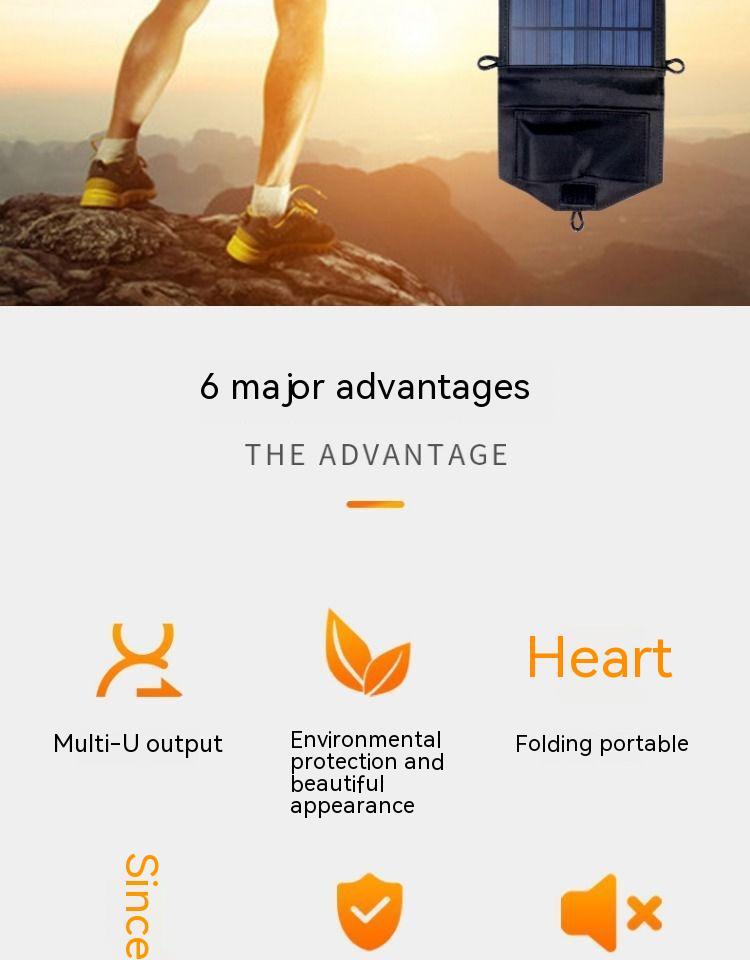 Solar Charging Panel Power Bank