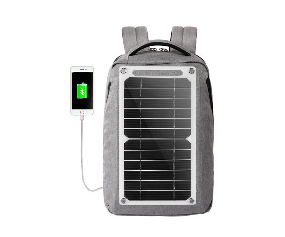 Backpack with Built-In Solar Charger