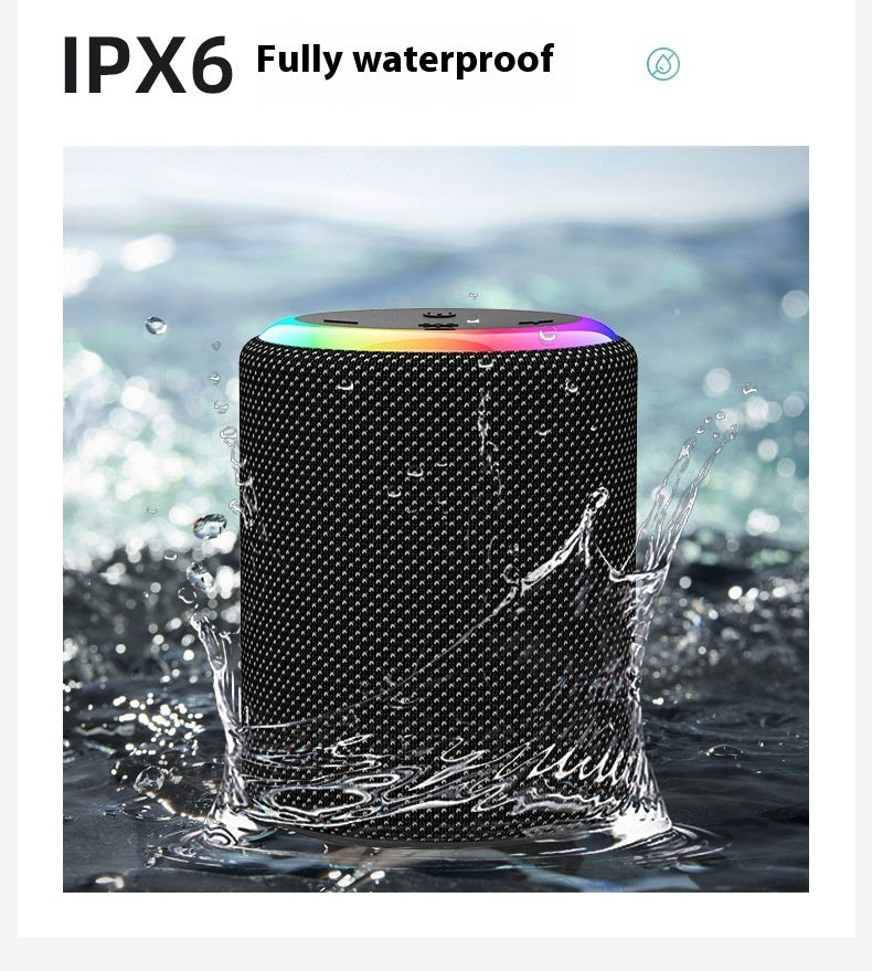 Rugged Outdoor Bluetooth Speaker – Waterproof Cylinder with Bold Sound