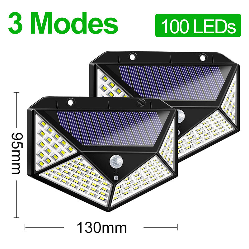 Outdoor Solar Sensor Wall Light