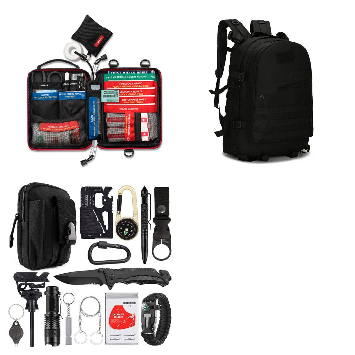 Camping Survival Gear Kit