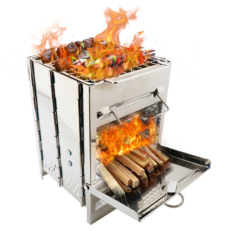 Compact Outdoor Wood Burning Stove