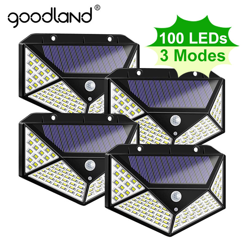 Outdoor Solar Sensor Wall Light