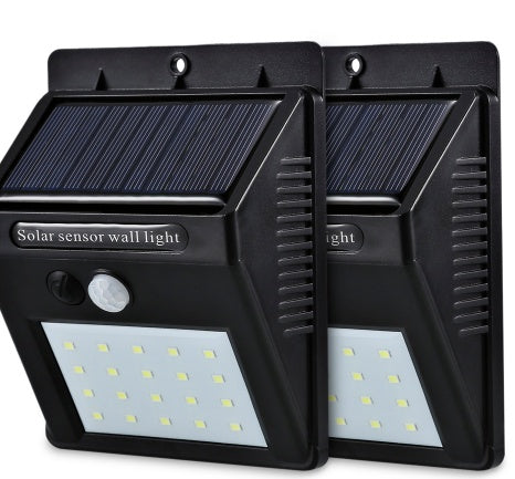 Outdoor Solar Sensor Wall Light