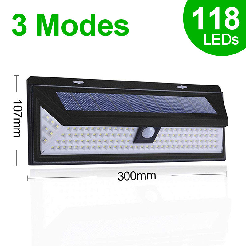 Outdoor Solar Sensor Wall Light