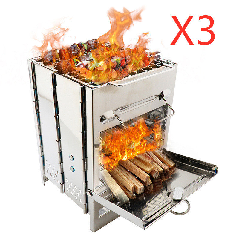 Compact Outdoor Wood Burning Stove