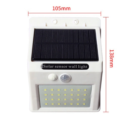 Outdoor Solar Sensor Wall Light