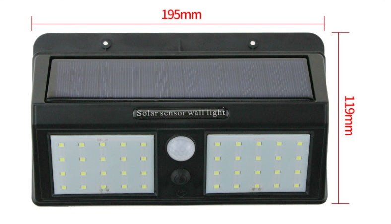 Outdoor Solar Sensor Wall Light