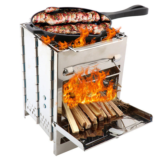 Compact Outdoor Wood Burning Stove