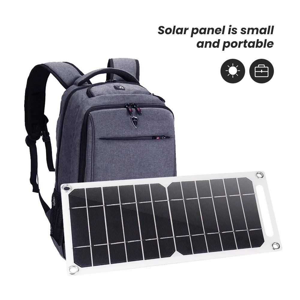 Backpack with Built-In Solar Charger