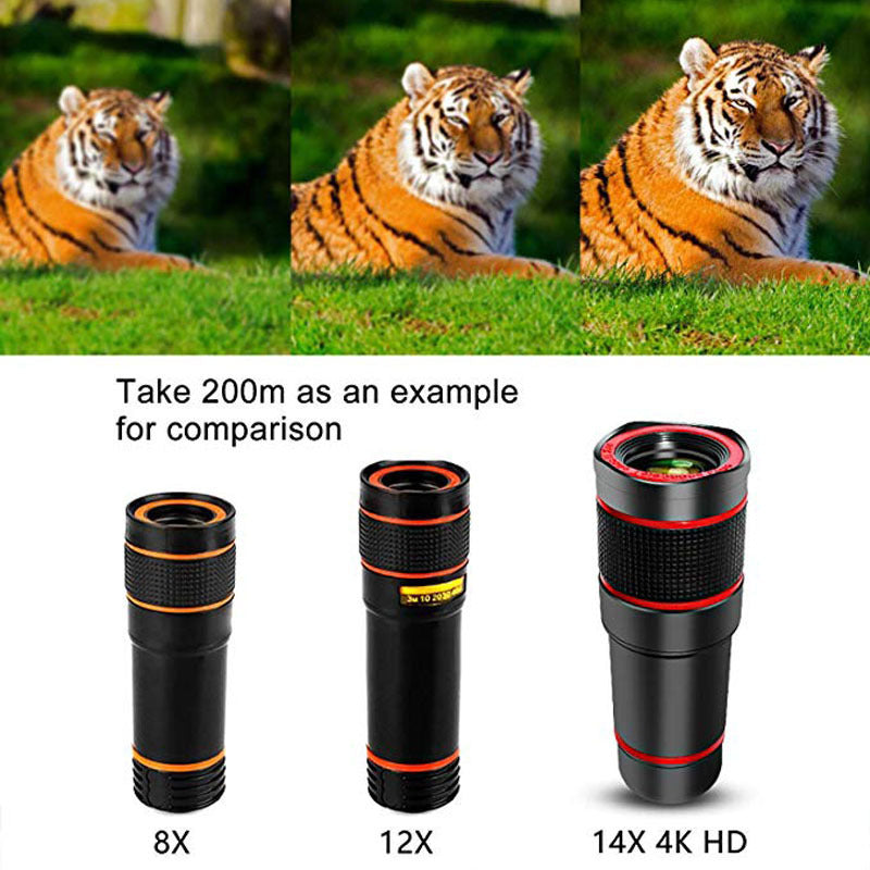 Mobile Telescope Lens – High Zoom Clip-On for Phones