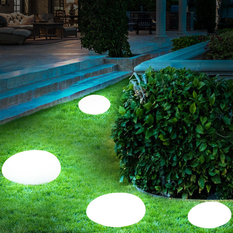 Solar Light Stone LED Grass Lamp