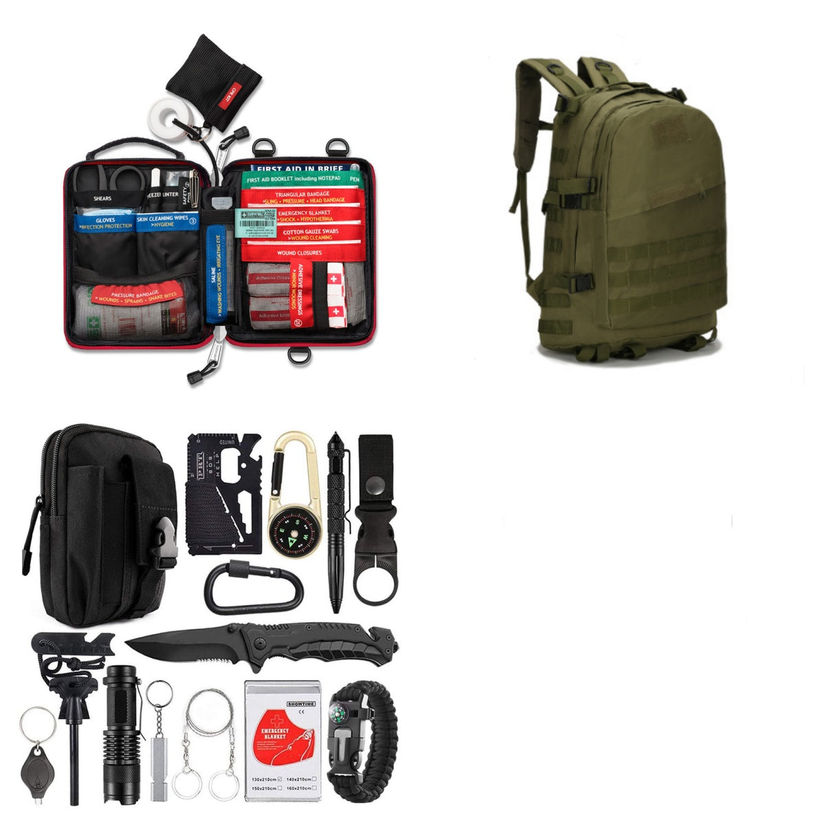Camping Survival Gear Kit