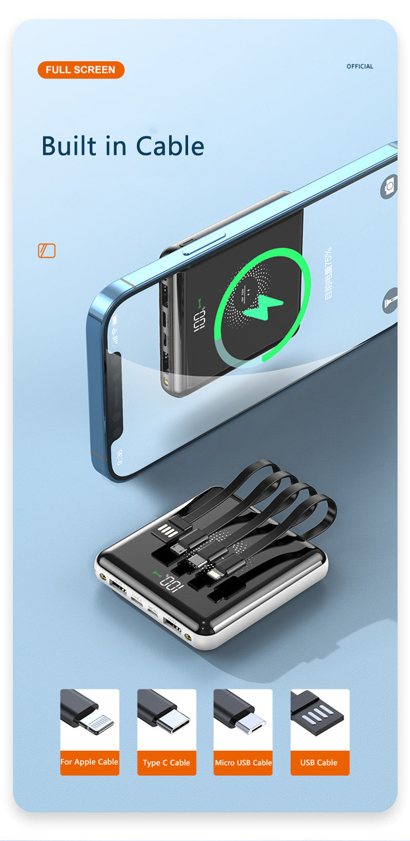 20000mAh Mini Fast Charging Power Bank